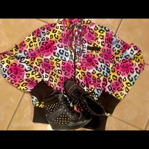 🌈ABBEY DAWN CHEETAH WINDBREAKER🌈